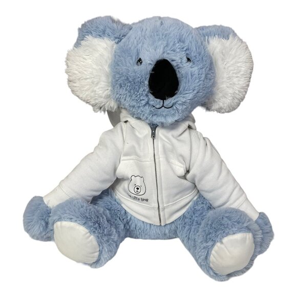 Midwood Brands Blue Koala Bear Plush Stuffed Animal Toy With Kids Sweatshirt - Picture 14 of 14